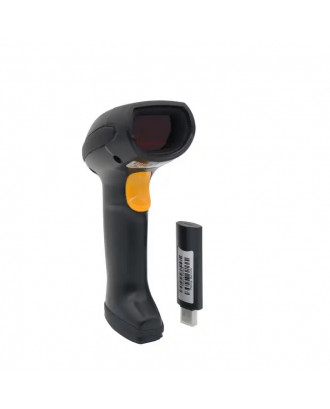 Wireless barcode scanner with laser light