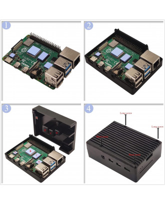  Raspberry Pi 4B Case