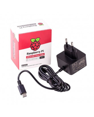 Official EU Raspberry Pi 4 Power Supply (5.1V 3A)